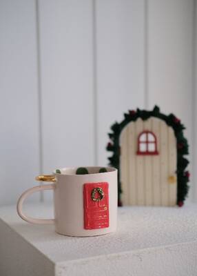 Christmas Door Mug