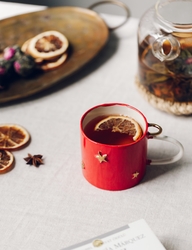 Kırmızı Yıldız Çay Fincanı - Thumbnail